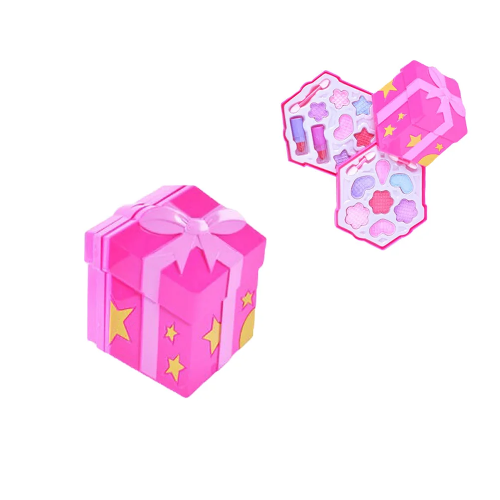 مجموعة ألعاب مستحضرات التجميل للفتيات، مجموعة مكياج حقيقية غير سامة وقابلة للغسل، حقيبة مدمجة محمولة للأطفال، هدية مكياج لمستحضرات التجميل #3