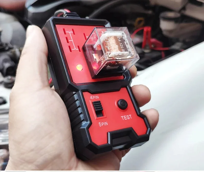 مجموعة أدوات اختبار مرحل السيارة متعددة الأغراض 12 فولت - جهاز تشخيص الدائرة الإلكترونية