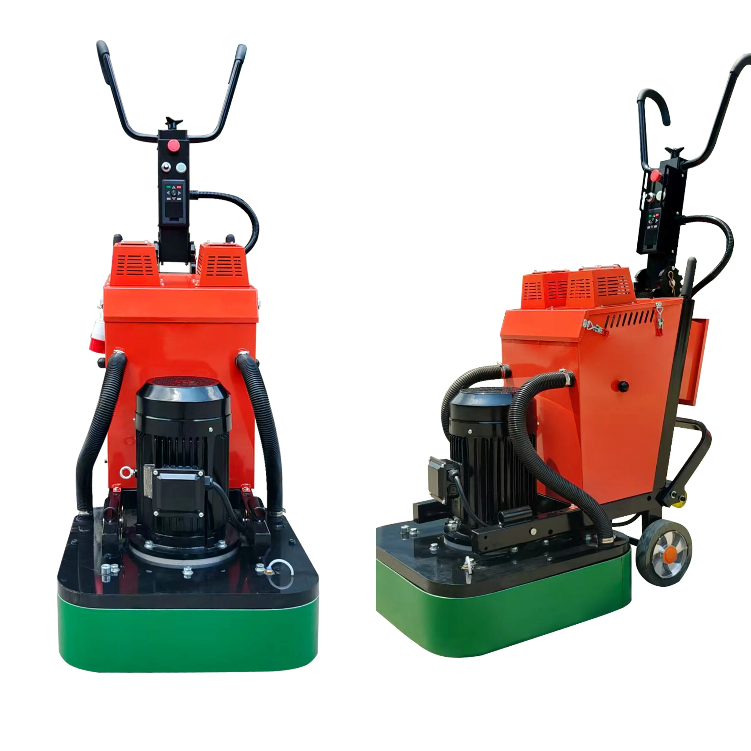 220V Remote Control Terrazzo Floor Grinder Concrete Grinding Machine With Vacuum