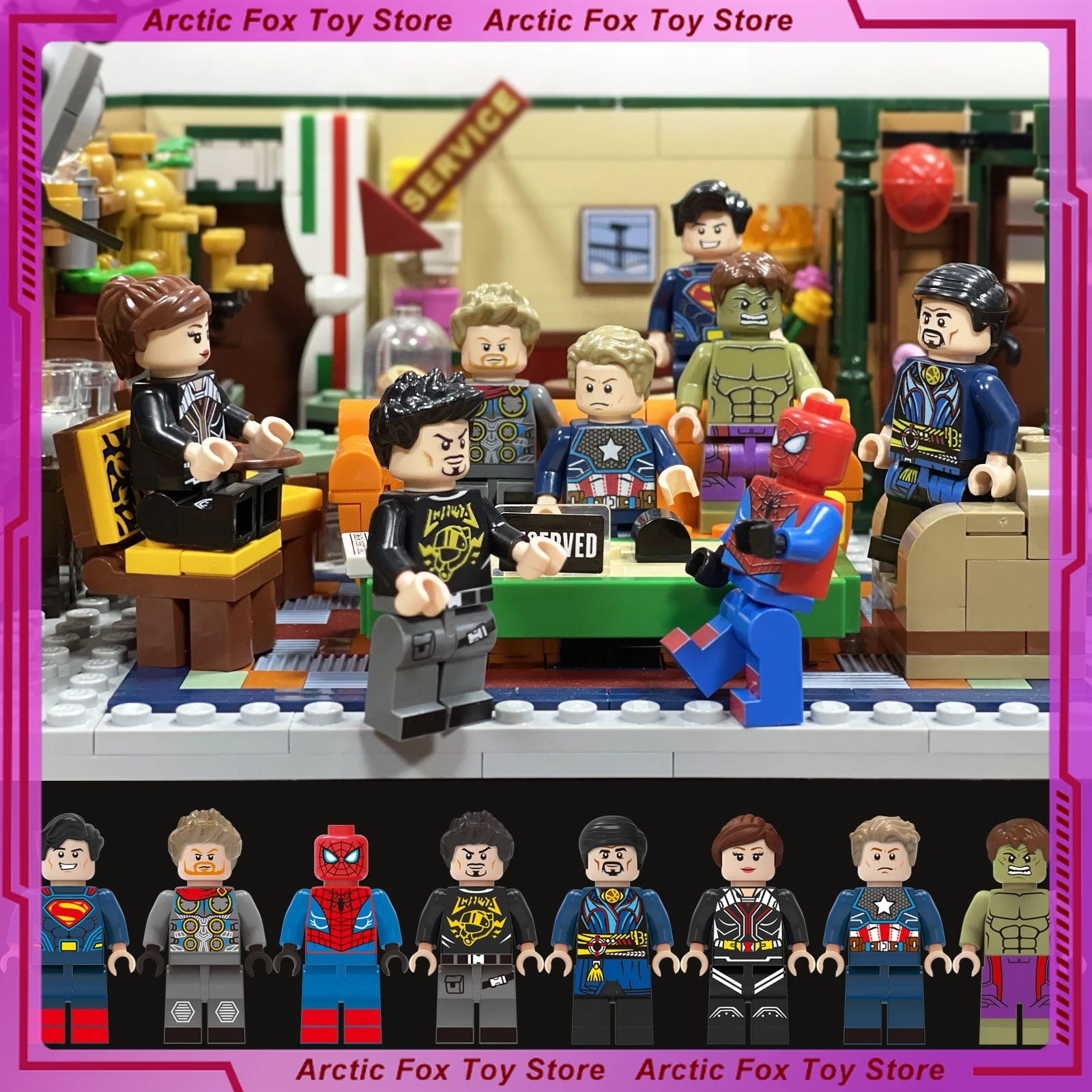 

Фигурка Человека-паука из фильма «Мстители», сборная модель, конструктор, украшение для рабочего стола, подарок для детей, игрушка