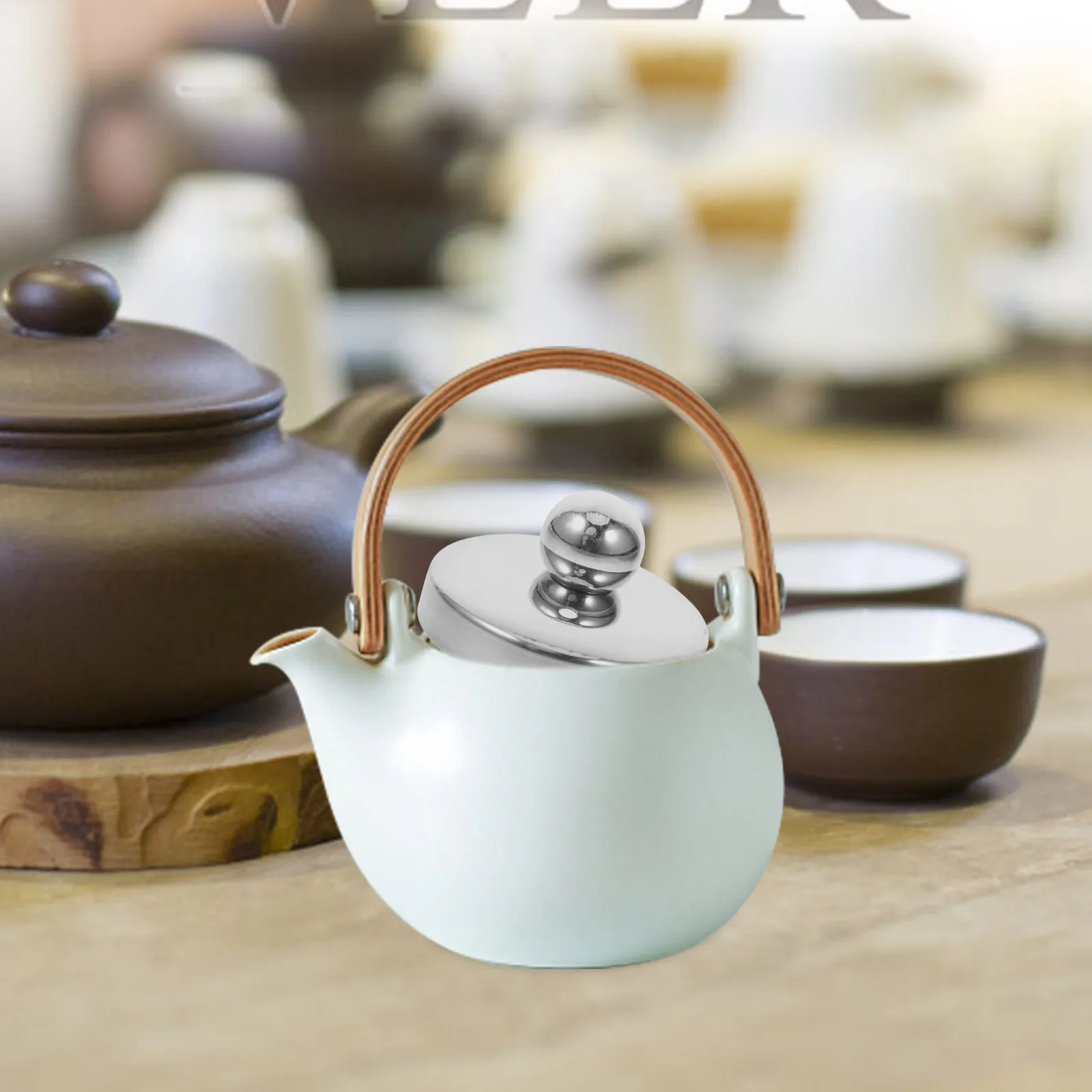 Teapot Replacement Lid 4.6 Cm Stainless Steel Tea Infuser Cover Accessories Quick Install Filter Debris Long Term Use