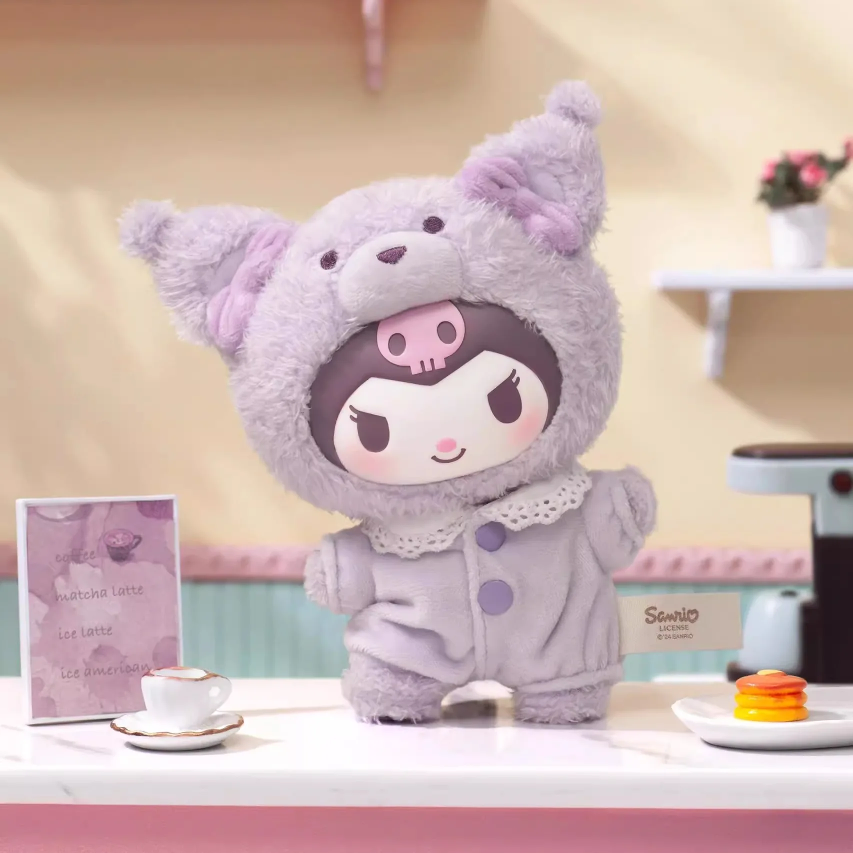 لعبة سانريو فينيل لاتيه للأطفال مصنوعة من مادة الفينيل الناعمة واللطيفة، هدية مدروسة مناسبة لكل من المجموعة والديكور