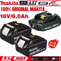 Makita 18V Battery 6Ah/2Ah 18V Li-ion Replacement LXT BL1860B BL1860 BL1850 RFX9 BL1815 BL1830 DHP482LXT400 for Cordless Drills