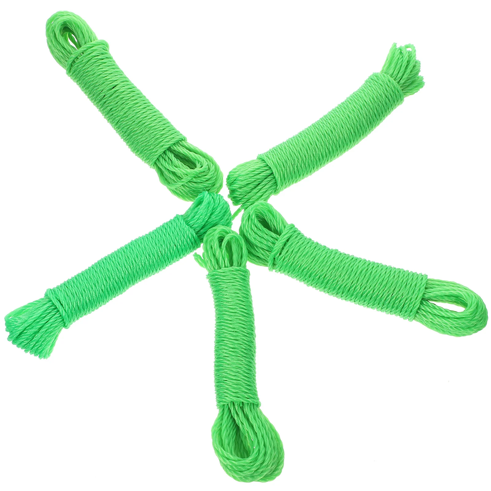 5 Pcs Anti-slip Clothesline Hanging Non-slip Drying Rope Travel for Wild Windproof Clothing