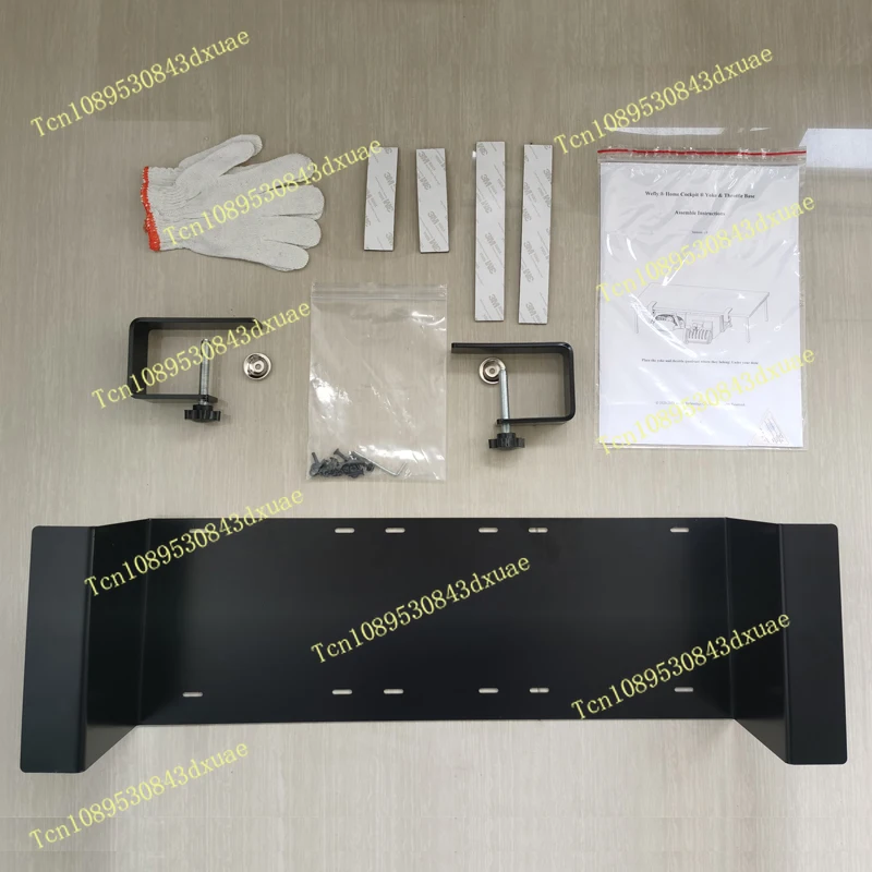 Multifunctional desk bracket, honeycomb YOKE throttle valve simulating flight joystick throttle