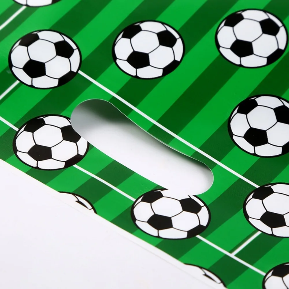 10-50 قطعة 16X25cm كرة القدم موضوع حفلة هدية حمل حقيبة للمدرسة الرياضة كرة القدم لعبة كرنفال وجبات خفيفة الحلوى الحلوى شنطة هدايا #4