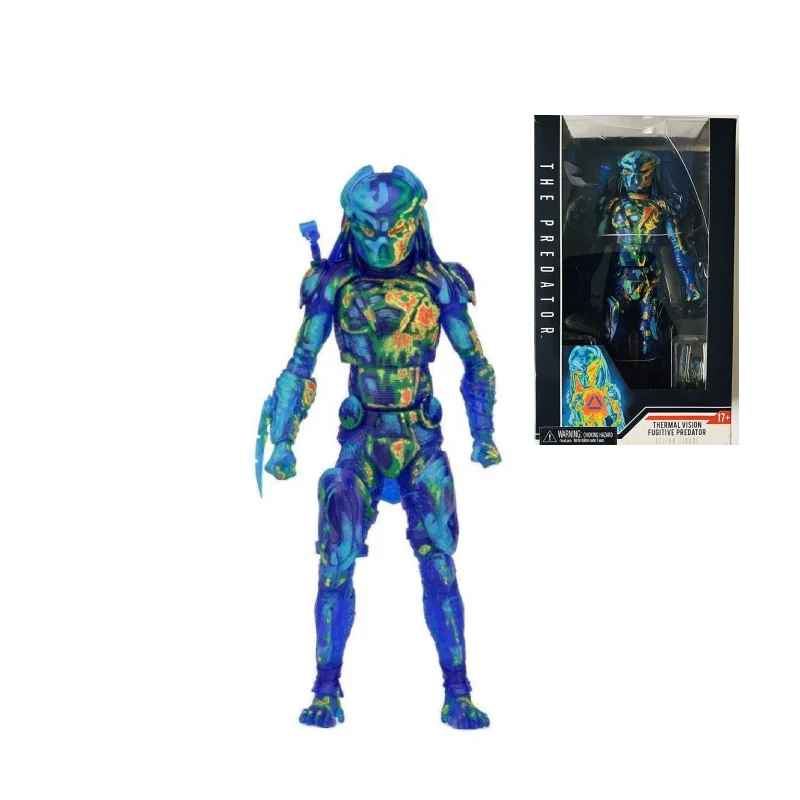 

【In Stock】NECA Predator 2018 Movie Version Thermal Version 7-inch Joints Action Figure Doll Animation Model Toy Collection Gift