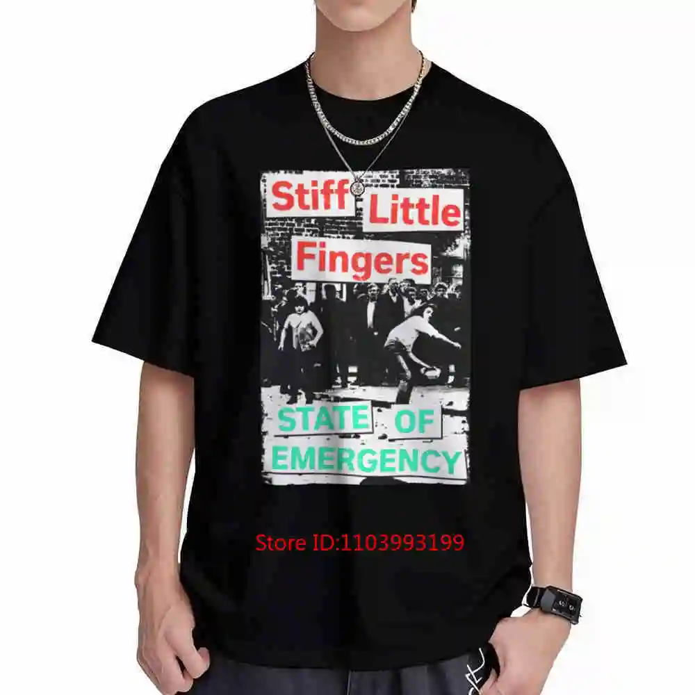 Stiff Little Fingers Band Short Sleeve Tee 100% Cotton T-Shirt