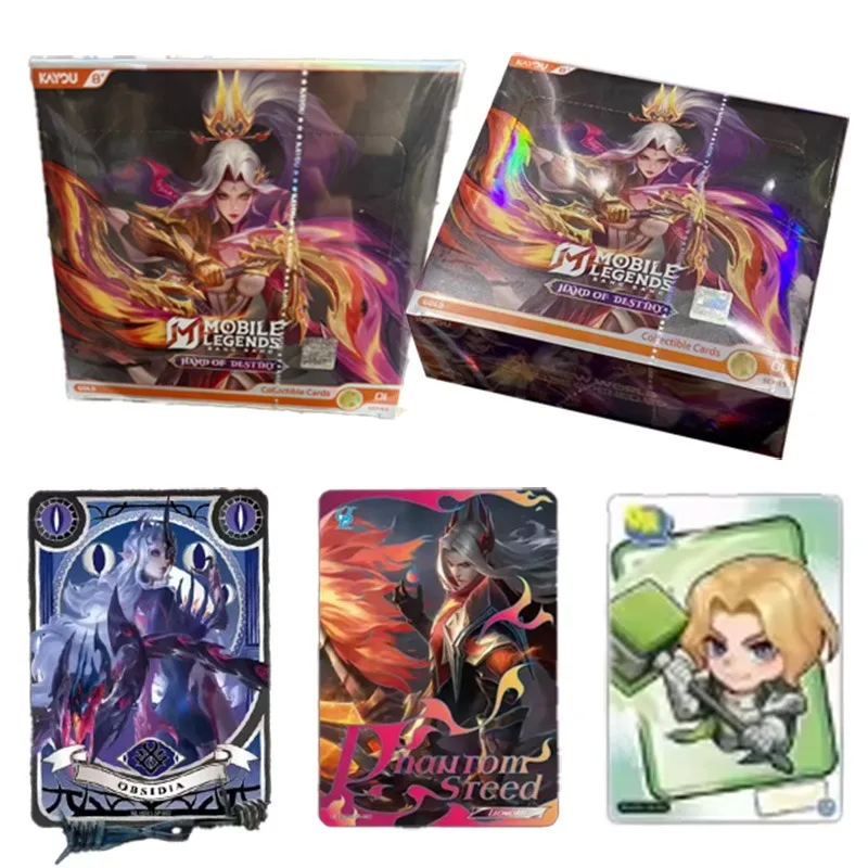 

KAYOU Genuine Mobile Legends Bang Bang Hand of Destiny SR Card Limited English Edition Коллекция игр Карты Игрушки Подарки