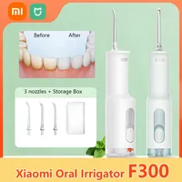 XIAOMI MIJIA Electric Oral Irrigator F300 MEO703 Portable Water Pick Flosser IPX7 240ML Water Tank 4 Mode Teeth Whitening Cleane