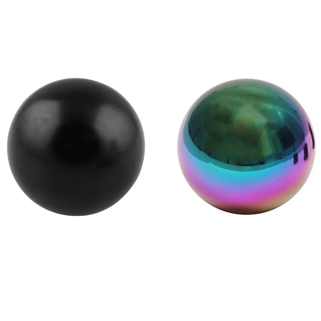 

Round Ball Type Shift Knob Adapter Manual Gear Lever Conversion Iron Car Shifter Handle for Universal Car Interior