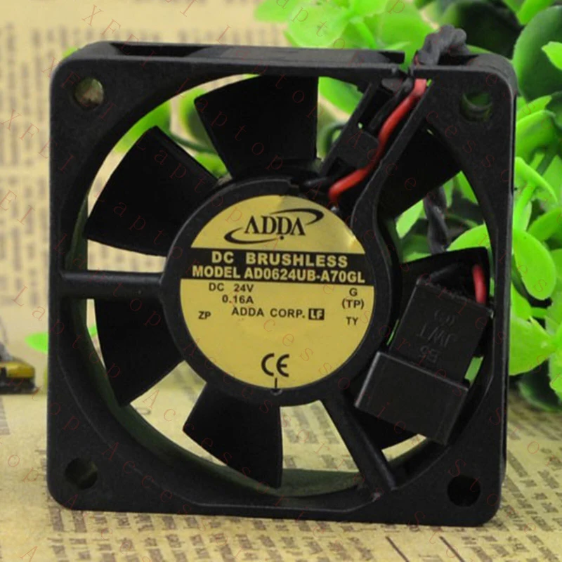 

F 1PCS New AD0624UB-A70GL DC24V 0.16A 2-wire inverter fan #zc