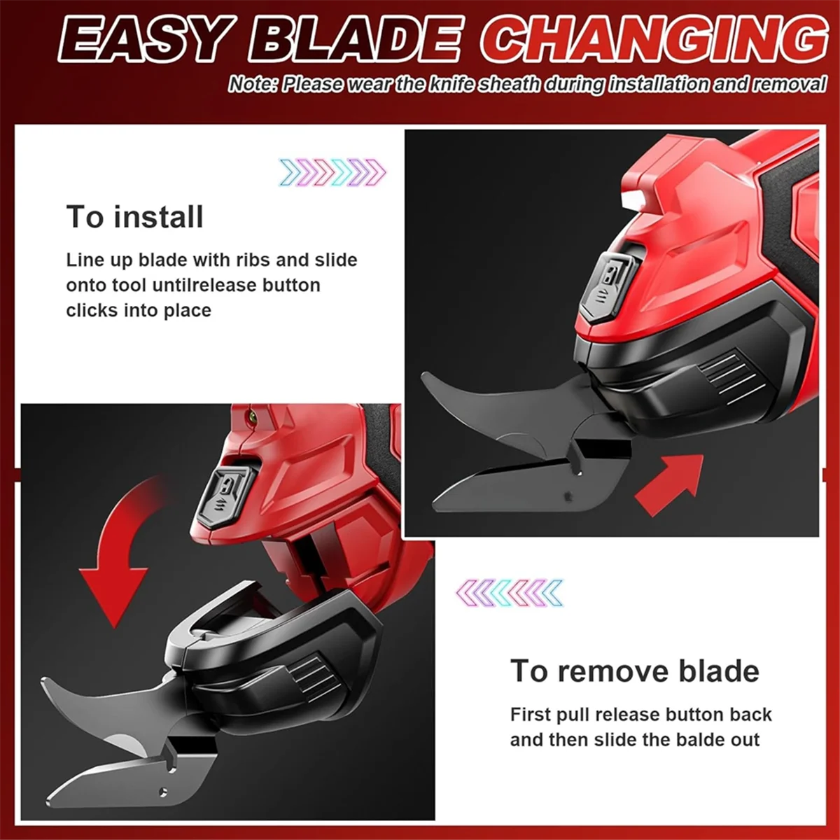 2025+ Electric Scissors with 2 Blades, 4.2V Cordless Fabric Shears Rechargeable Cloth Cutter, Power Shears for Sewing US Plug