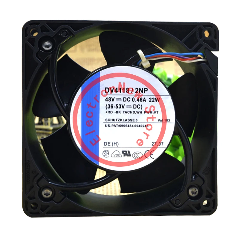 

ОРИГИНАЛЬНЫЙ DV4118/2NP 48 В постоянного тока СОВЕРШЕННО НОВЫЙ ОХЛАЖДАЮЩИЙ ВЕНТИЛЯТОР 12038 120*120*38 мм
