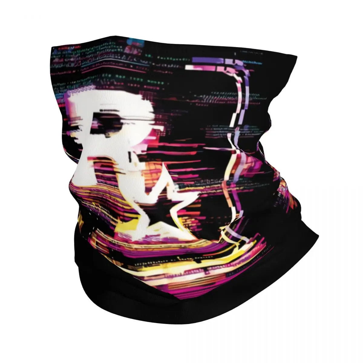 R Logo Bandana Neck Gaiter Printed Balaclavas Wrap Scarf Multifunctional Cycling Running for Men Adult