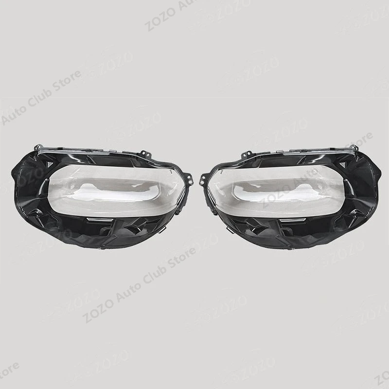 For Porsche Taycan 2019 2020 2021 2022 2023 Car Headlight Cover cap Headlamp Shade Head Lamp  headlight lamp cover accessories