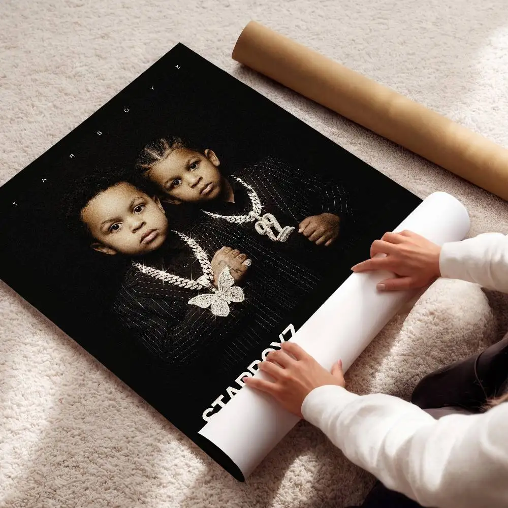 J-Jazeek Poster Album Art Cover Songs Rap Pop Singer Band Wall Waterproof Paper Sticker For Living Room Home Decor