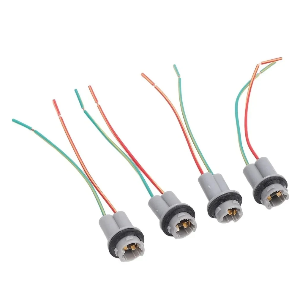 2Pcs Bulb Socket Wiring Harness Socket Connector 501 W5w T10 Bulb Holder Socket Pre Wired Led Halogen Lamp Rubber Seal - view 3