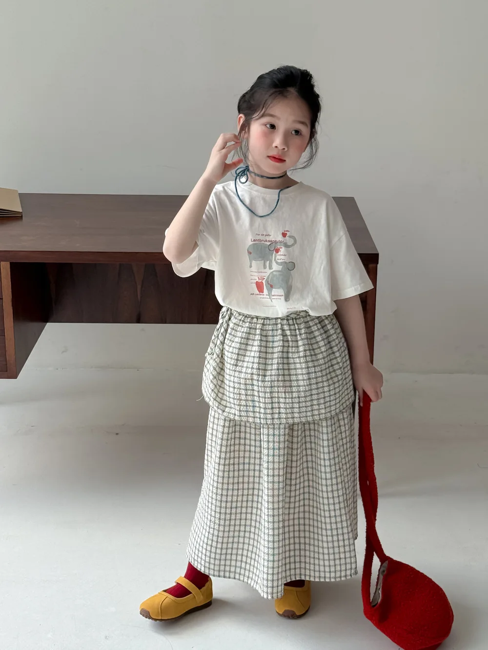 

Baby Boys Two-piece Suit Cartoon Printed Sleeveless Top+Contrast Color Elastic Waist Short Children Set Thin Kids Baby Girls Set