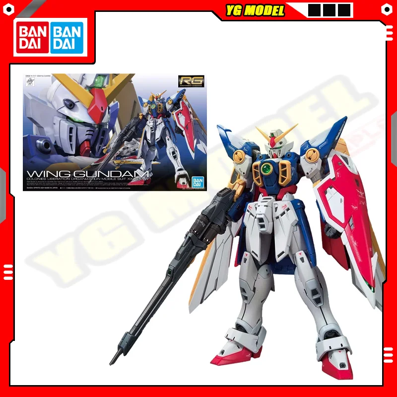 

BANDAI Gundam 1/144 RG Wing Gundam Standard Model Kit Assembly Strike Unicorn Freedom Action Figures Model Original