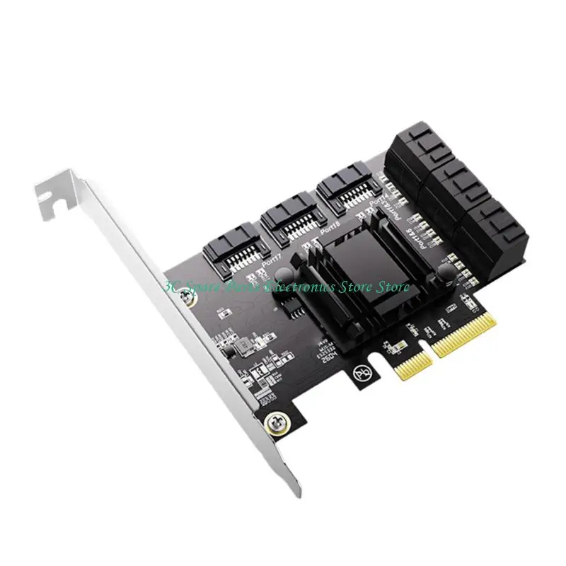 SZ 9-Port SATA3 0 PCIE Expansion Card RTL9101 6Gbps Fast Transfer For Desktop Computers And Servers