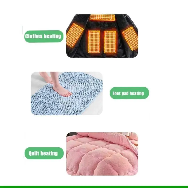 U55C Heating Pad Hand Warmer 5V USB Heating Film Electric Winter Fever Heat Mat
