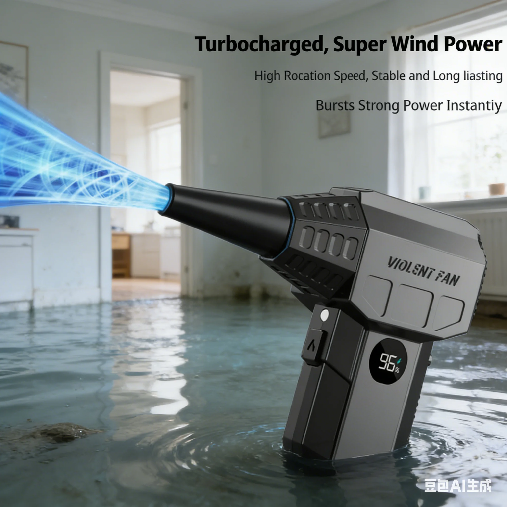 

✨ X5 "Lightning Dust Buster" | 10000mAh Brushless Turbo Jet Blower – LED Light 4-Nozzle Electric Duster