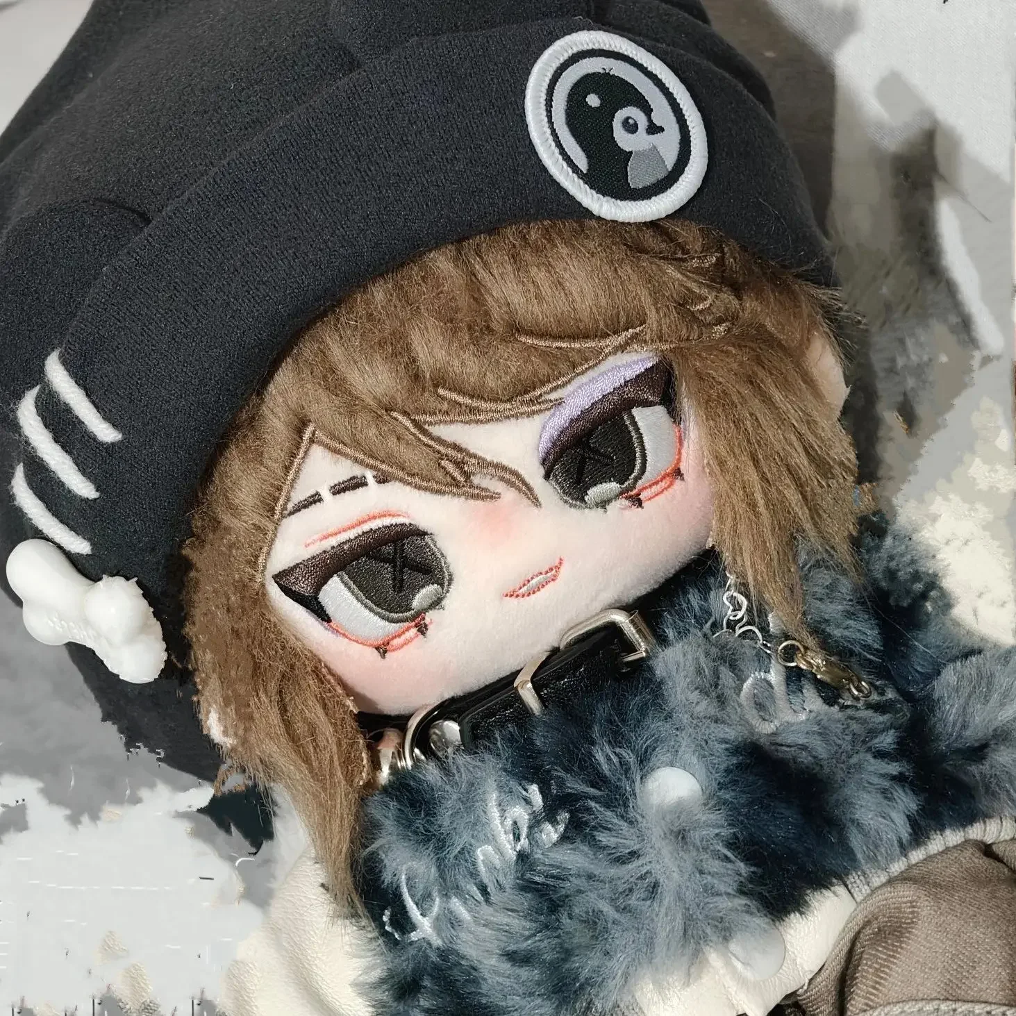 Anime Identity V Luka Balza Game Cosplay Plush Stuffed Cotton Body Change Clothes Doll Cosplay Dress Up Toys 20CM Plushie Gift