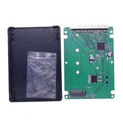 M.2 NGFF SSD to 2.5 IDE 44pin Converter Adapter with Case Black / White Color SATAIII Connector SDD Converter Card