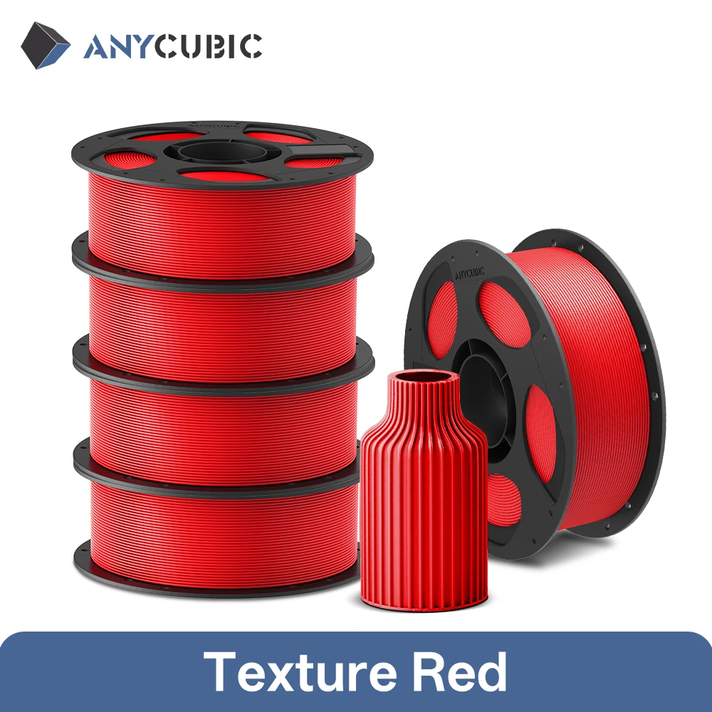 ANYCUBIC 5 kg PLA-Filament für FDM-3D-Drucker, 1,75 mm, umweltfreundliches 3D-Druckmaterial, Fehlung für Kobra S1C K3C EU US-Lager