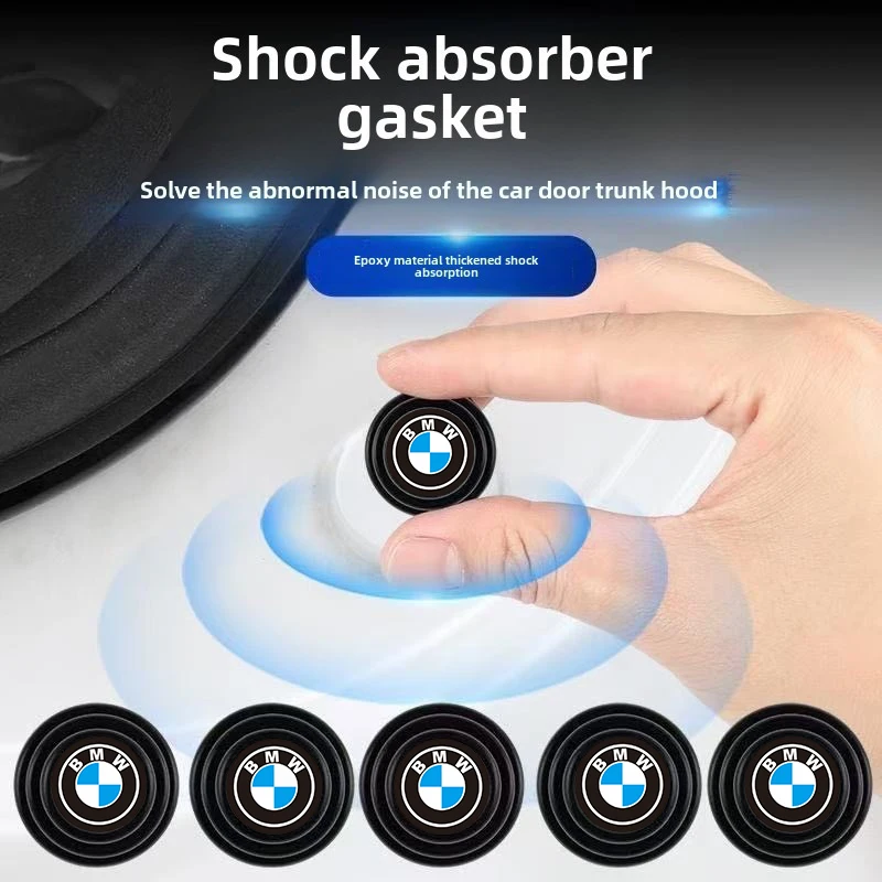 Car Door Silicone Anti Shock Pad Trunk Sound Stickers For BMW E46 E39 E90 E60 E36 F30 F10 E34 E30 F20 E92 M3 M4 M5 X5 X6 E83 F25