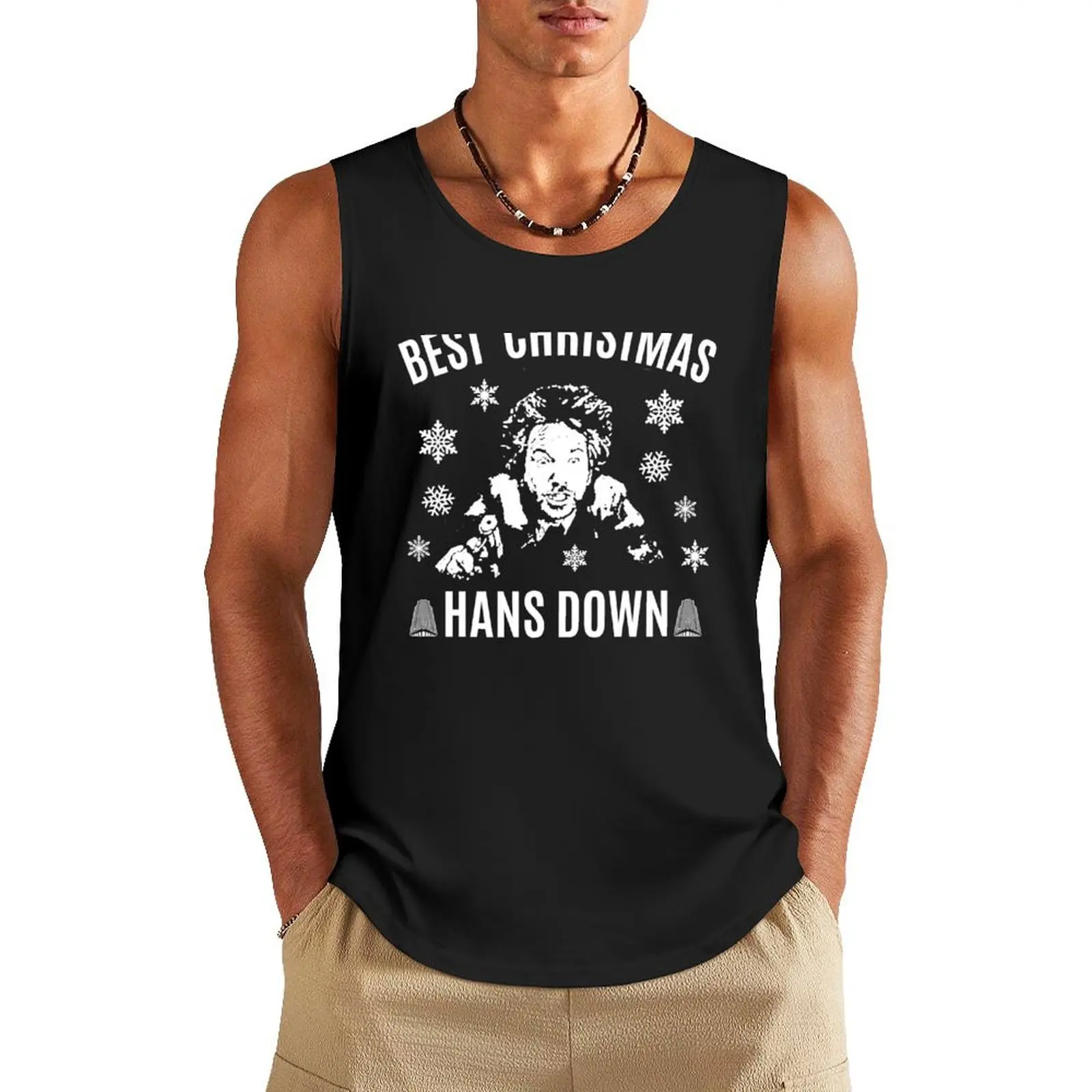 Die Hard Best Christmas Hans Down Tank Top Gym wear gym top