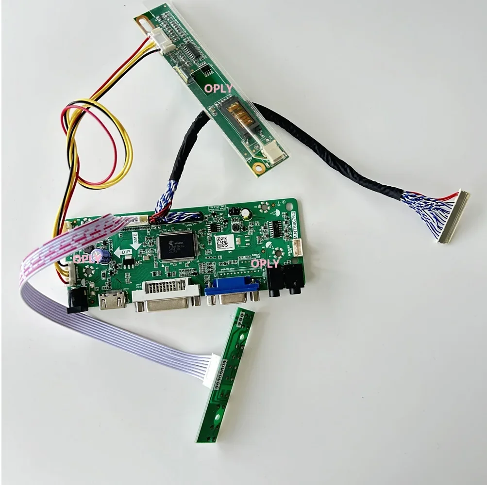 HDMI-compatible Controller board DVI VGA for LP154WU1 LP154WU1-A1 LP154WU1-A1K3 LP154WU1-TLA1/TLA2 1920X1200 LCD panel DIY 15.4