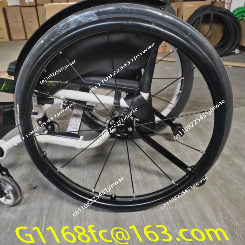 Hand Pushed Wheelchair Style 24 Inch Large Wheel Silicone Cover, Anti Slip and Wear-resistant, One Pair