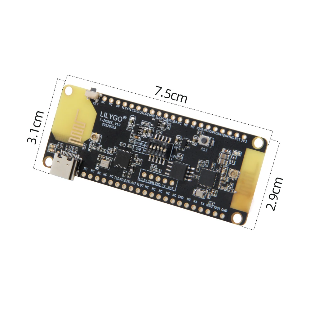 LILYGO® T-Zigbee ESP32-C3 TLSR8258 Zigbee Ultra Low Power IOT Development Board WiFi Bluetooth Smart Control Module For Xiaomi