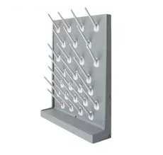 

high density PP single-sided laboratory drip rack 550x440PP drip rack 27 sticks