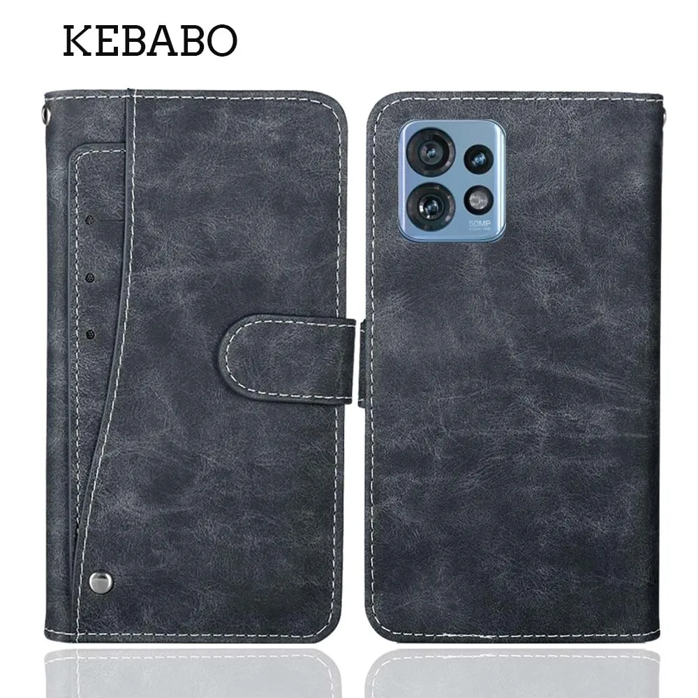 

Кожаный кошелек Motorola Edge 40 40 Pro Neo, роскошный флип-чехол с отделениями для карт, защитный чехол для телефона, сумки в стиле книги