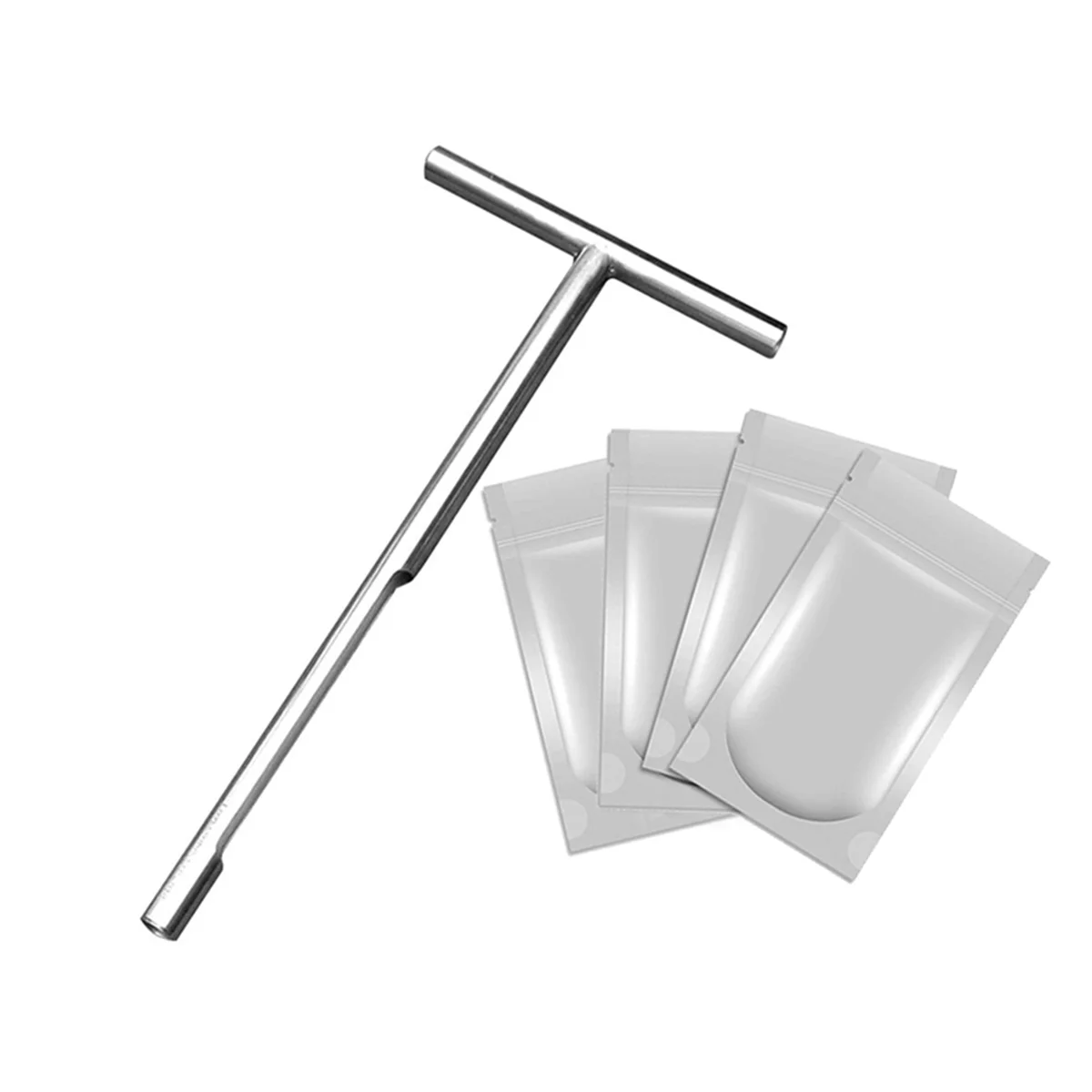 

Soil Probe with Small Soil Sampling Bag, Soil Sampling Probe Pole, Ground Probe for Soil Testing Sampling
