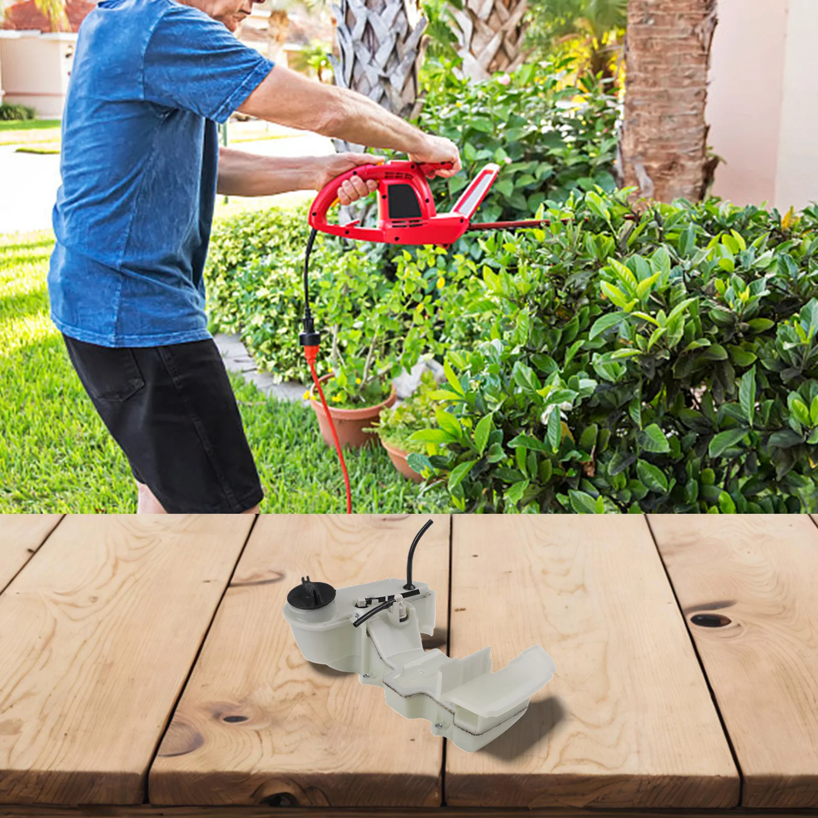 Tanque de combustible compatible con almacenamiento de combustible eficiente Uso en exteriores como se adapta a FS 240, 260, 360, 410, 460 Rendimiento duradero