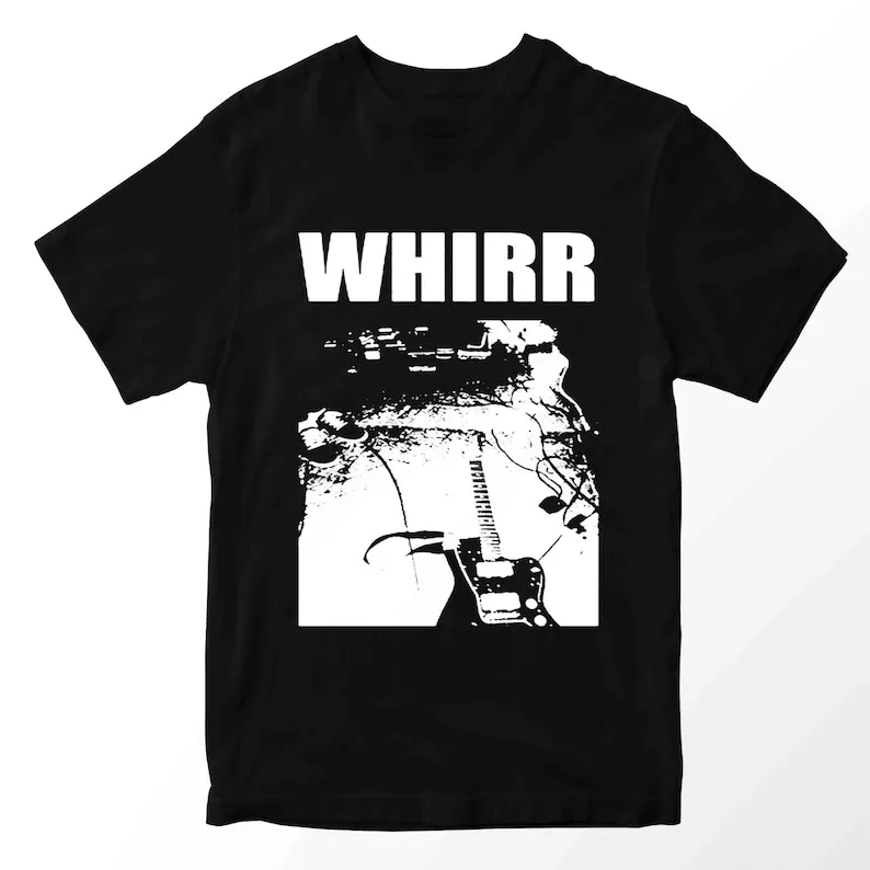 Whirr Fashion Top tee T Shirt manica corta in cotone da uomo girocollo stampato Tee