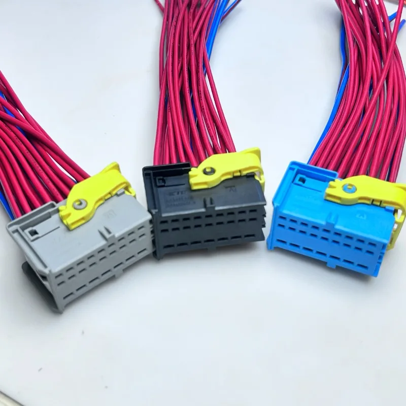 2PCS 1-1718484-1-2-3 original 25-hole connector, new energy vehicle module test plug, wiring harness