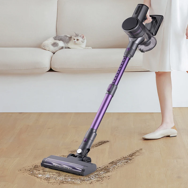 Wireless Portable Vacuum Cleaner 250W 25kPa Carpet Cleaner Machine Dust Removal Very Powerful Electric Sweeper Vertical Broom