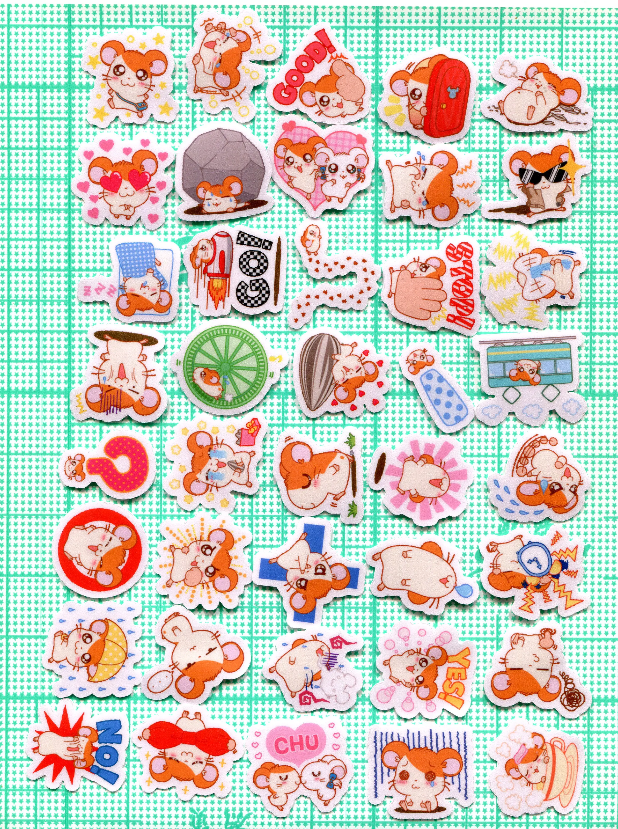 40 шт. HamtaroBijou 2-3 см милая наклейка своими руками