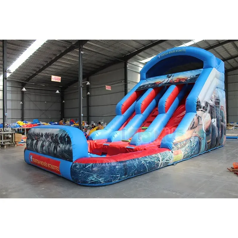 Commercial Playground Inflatable WaterSlide New Design Inflatable Slides Inflatable Water Slide With Pool for Party Rentals