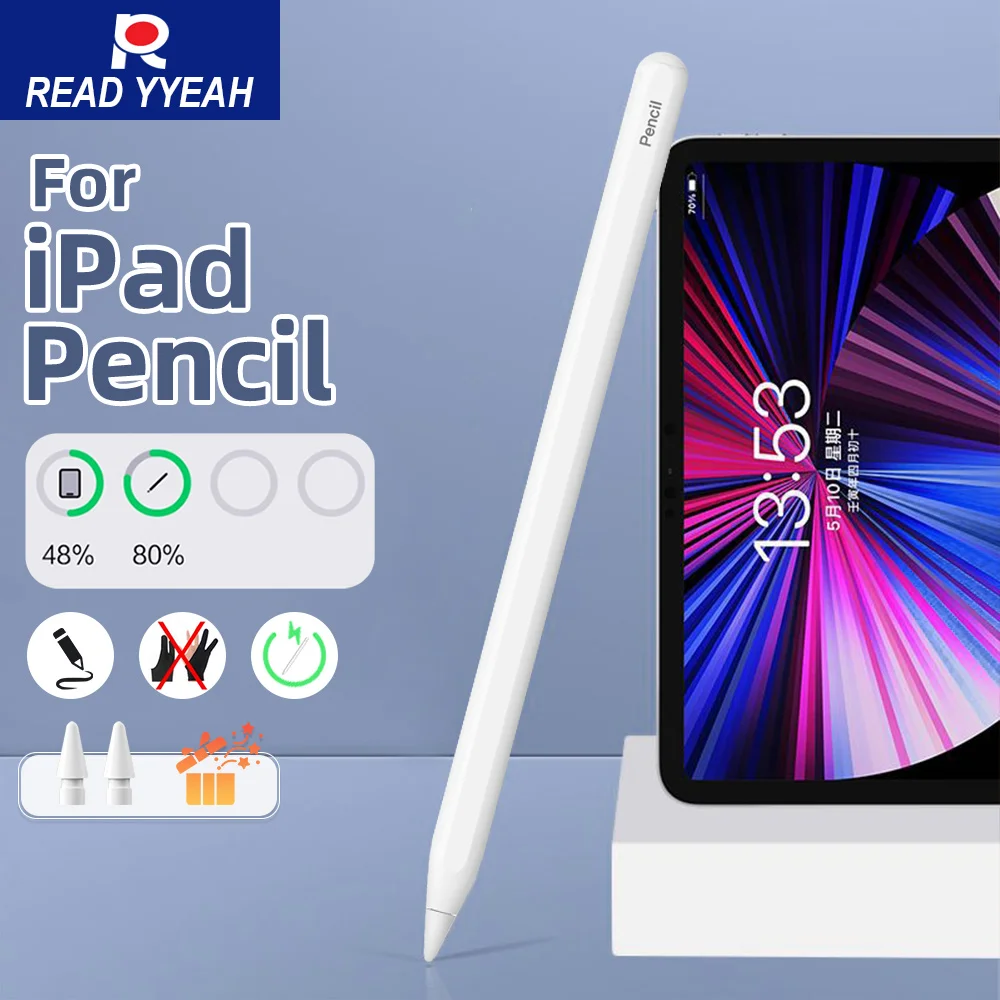 

2026 Magnetic Stylus For Apple Pencils 2 Wireless Charging Touch Pen For iPad 10th 9th Gen A16 Air 5 4 Pro 11 12.9 M4 M3 M2 Pens