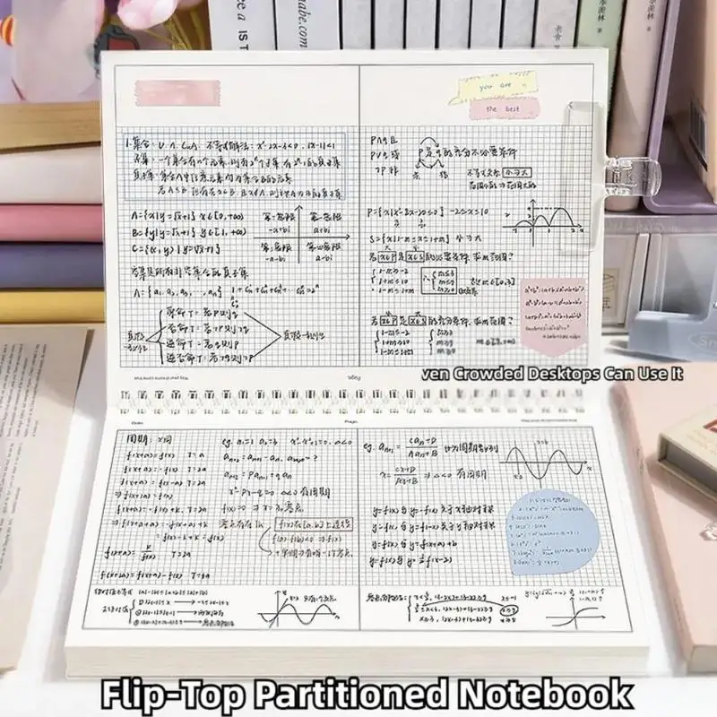 B5 Portable Coil Notebook 60 Sheets Thickened Paper Multi-Functional Notepad for Art Sketching Note Taking