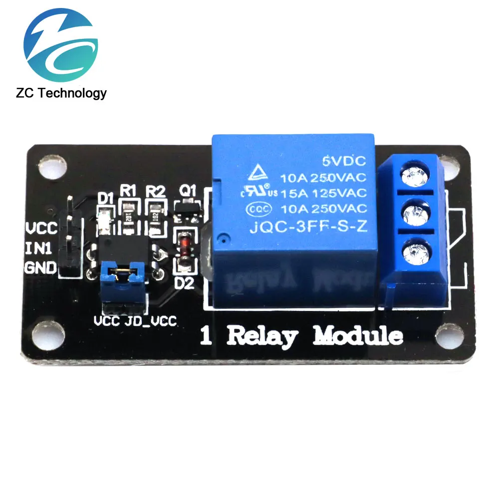 Módulo de relé aislado de 1 canal, acoplamiento para Arduino PIC AVR DSP ARM, 5V, nuevo