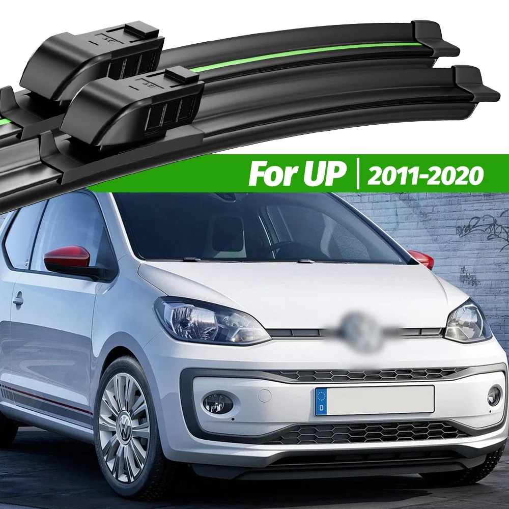 For VW UP 2011-2020 2pcs Front Windshield Wiper Blades 2012 2013 2014 2015 2016 2017 2018 2019 Windscreen Window Accessories