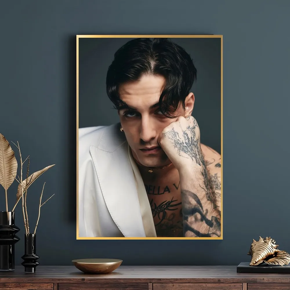 داميانو ديفيد روك المغني المشارك غرفة نوم غرفة المعيشة جدار المرآب ديكور غرفة ديكور هدايا المنزل #4