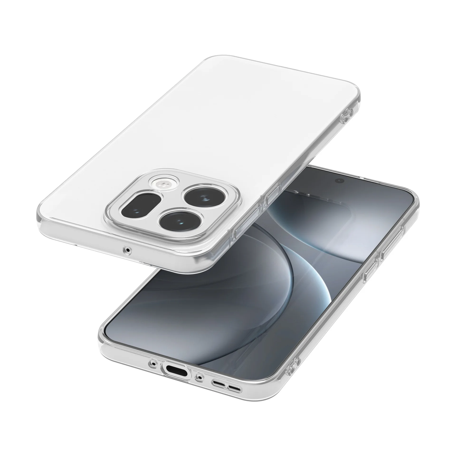 حافظة هاتف شفافة ناعمة من البولي يوريثان الحراري لهاتف OPPO Find X9 Pro 5G غطاء خلفي رفيع للغاية وشفاف من السيليكون الناعم لهاتف OPPO FindX9Pro #3